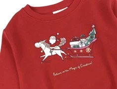 Name It jester red jul glitter sweatshirt